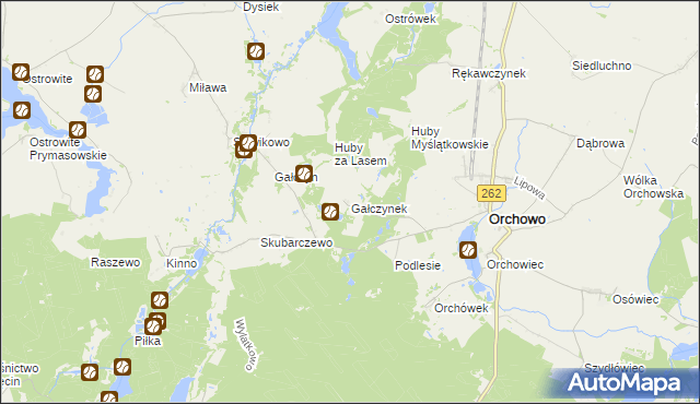 mapa Gałczynek, Gałczynek na mapie Targeo