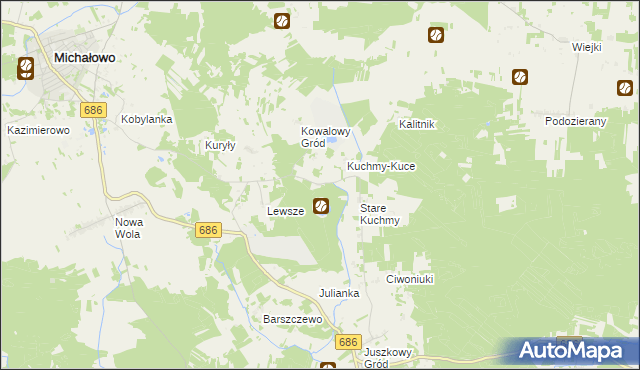 mapa Gorbacze, Gorbacze na mapie Targeo