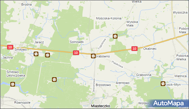 mapa Grabówno, Grabówno na mapie Targeo