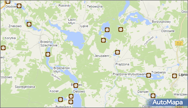 mapa Jeruzalem, Jeruzalem na mapie Targeo