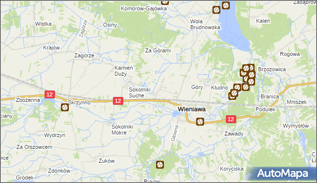 mapa Kochanów Wieniawski, Kochanów Wieniawski na mapie Targeo