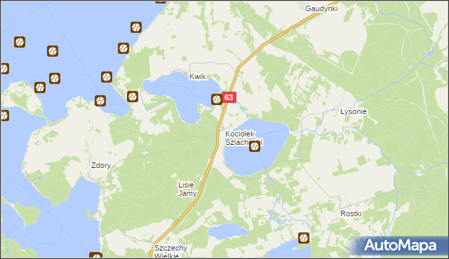 mapa Kociołek Szlachecki, Kociołek Szlachecki na mapie Targeo