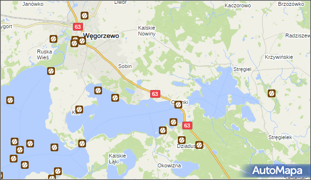 mapa Kolonia Rybacka, Kolonia Rybacka na mapie Targeo