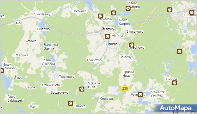 mapa Konitop, Konitop na mapie Targeo