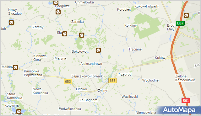 mapa Kropiwne Stare, Kropiwne Stare na mapie Targeo