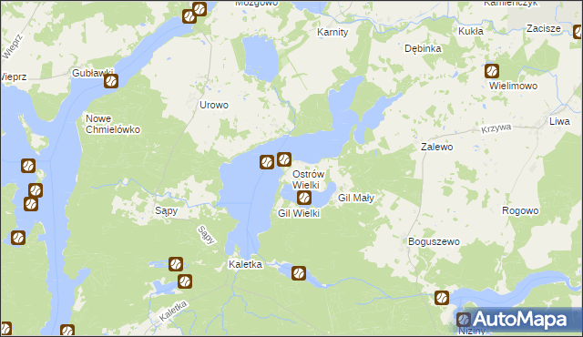 mapa Ostrów Wielki, Ostrów Wielki na mapie Targeo