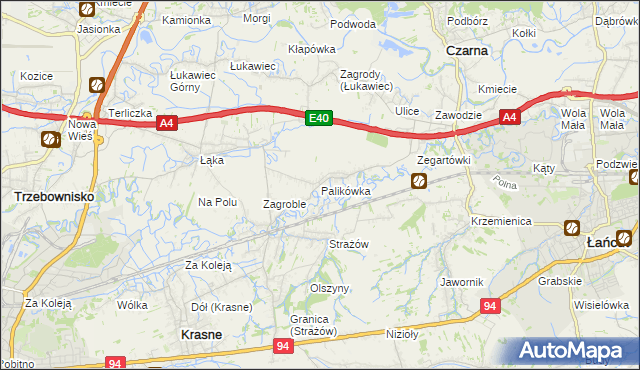 mapa Palikówka, Palikówka na mapie Targeo