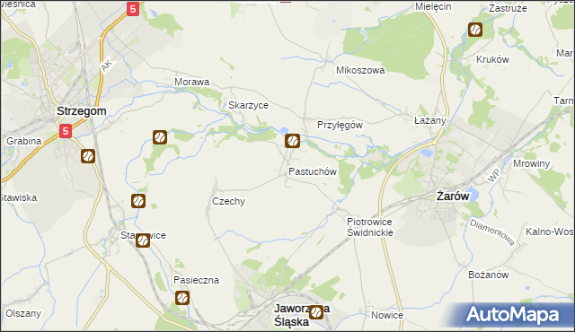 mapa Pastuchów, Pastuchów na mapie Targeo