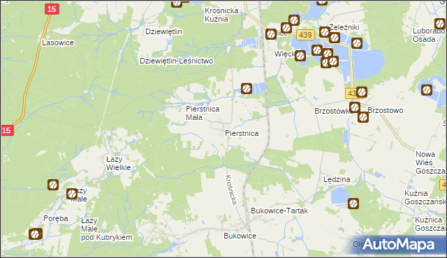 mapa Pierstnica, Pierstnica na mapie Targeo