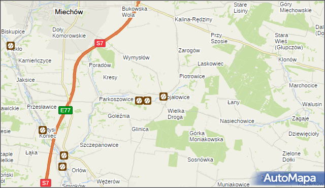 mapa Pojałowice, Pojałowice na mapie Targeo