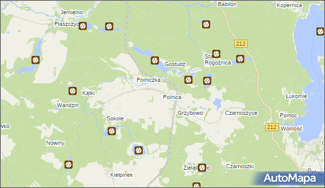 mapa Polnica, Polnica na mapie Targeo