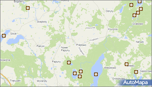 mapa Prejłowo, Prejłowo na mapie Targeo