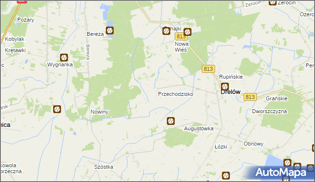 mapa Przechodzisko, Przechodzisko na mapie Targeo