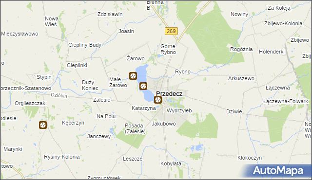 mapa Przedecz, Przedecz na mapie Targeo