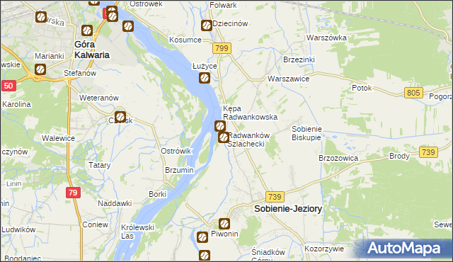 mapa Radwanków Szlachecki, Radwanków Szlachecki na mapie Targeo