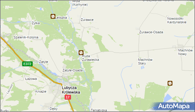 mapa Ruda Żurawiecka-Osada, Ruda Żurawiecka-Osada na mapie Targeo