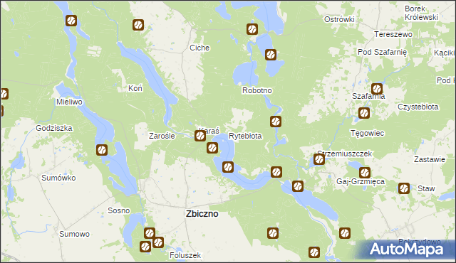 mapa Rytebłota, Rytebłota na mapie Targeo