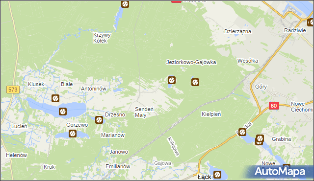 mapa Sendeń Duży, Sendeń Duży na mapie Targeo