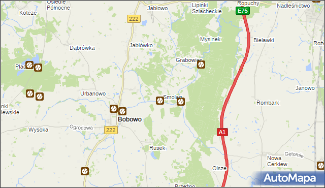 mapa Smoląg, Smoląg na mapie Targeo