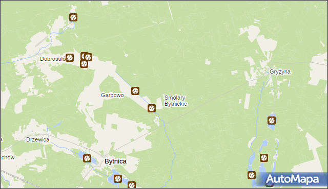 mapa Smolary Bytnickie, Smolary Bytnickie na mapie Targeo