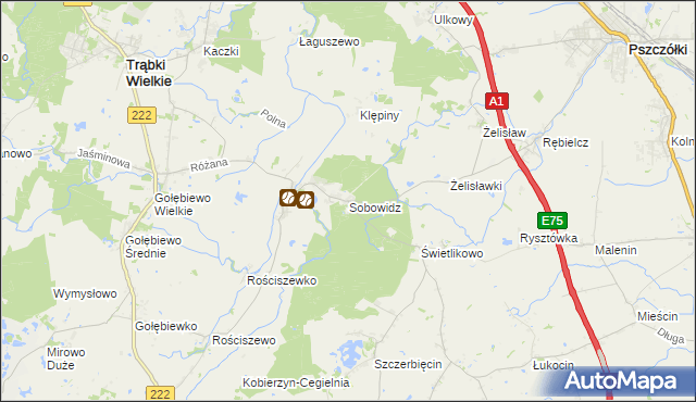 mapa Sobowidz, Sobowidz na mapie Targeo