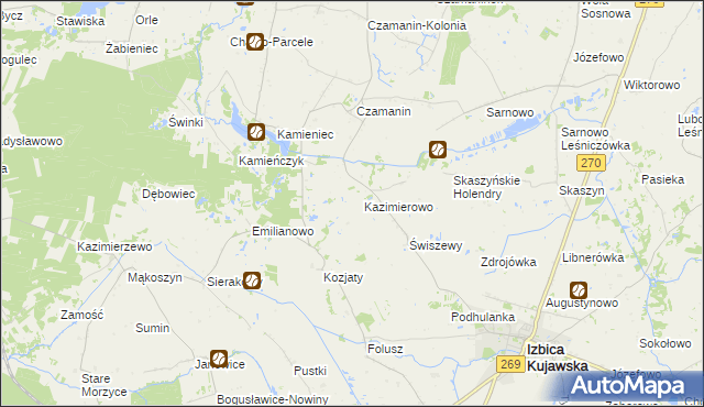 mapa Świszewy-Kolonia, Świszewy-Kolonia na mapie Targeo