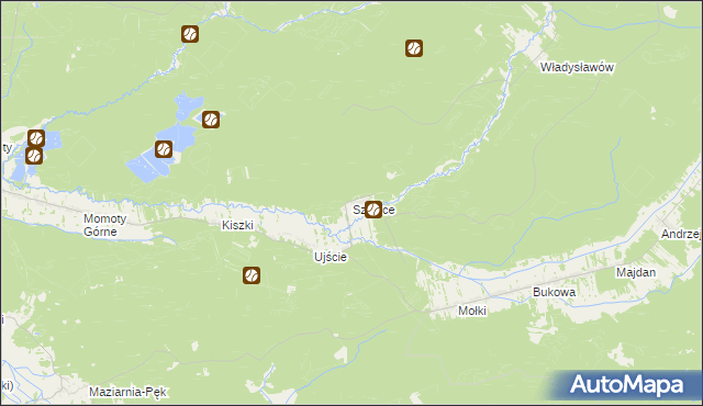 mapa Szewce gmina Janów Lubelski, Szewce gmina Janów Lubelski na mapie Targeo