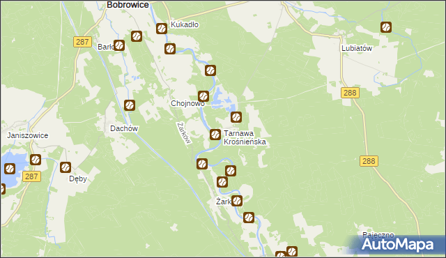 mapa Tarnawa Krośnieńska, Tarnawa Krośnieńska na mapie Targeo