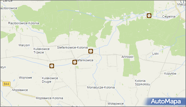 mapa Ubrodowice, Ubrodowice na mapie Targeo