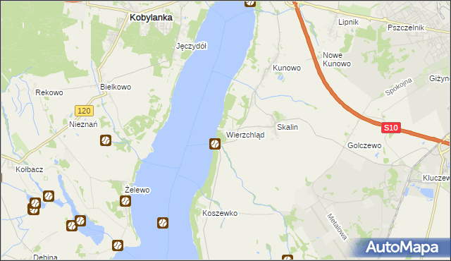 mapa Wierzchląd, Wierzchląd na mapie Targeo