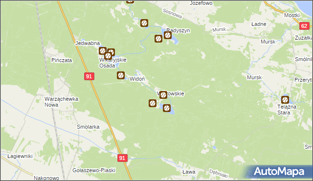 mapa Wójtowskie, Wójtowskie na mapie Targeo