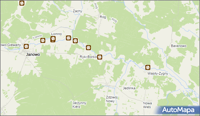 mapa Wólka Zdziwójska, Wólka Zdziwójska na mapie Targeo