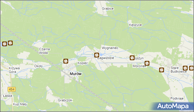 mapa Zagwiździe, Zagwiździe na mapie Targeo