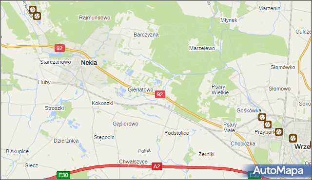 mapa Zasutowo, Zasutowo na mapie Targeo