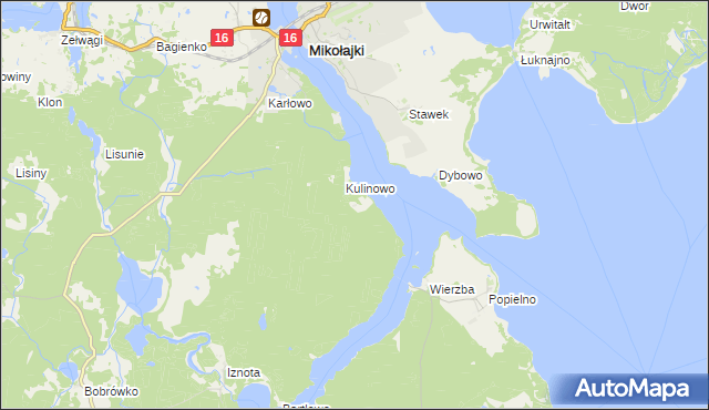 mapa Śniardewno, Śniardewno na mapie Targeo