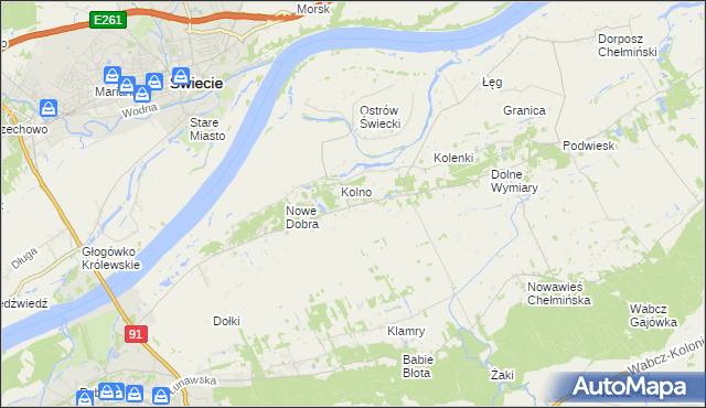 mapa Górne Wymiary, Górne Wymiary na mapie Targeo