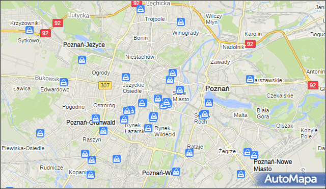 mapa Święty Marcin, Święty Marcin na mapie Targeo