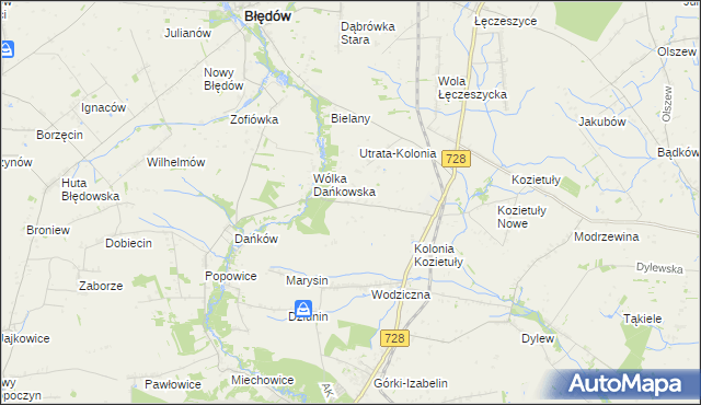 mapa Dalboszek, Dalboszek na mapie Targeo