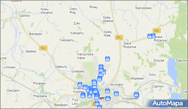 mapa Bałtrucie, Bałtrucie na mapie Targeo