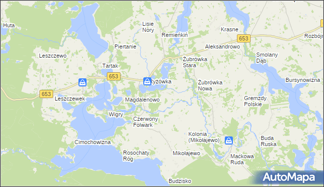 mapa Burdeniszki, Burdeniszki na mapie Targeo