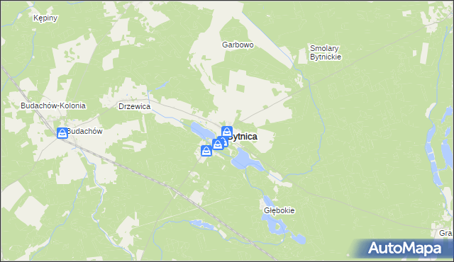 mapa Bytnica, Bytnica na mapie Targeo