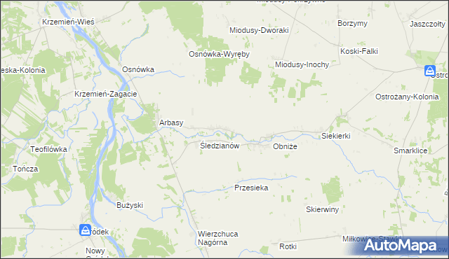 mapa Chechłowo, Chechłowo na mapie Targeo