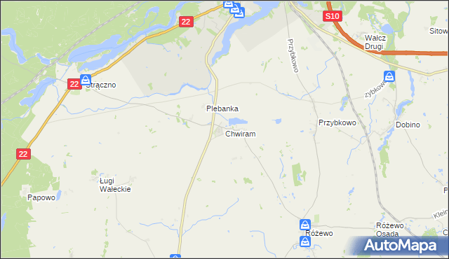 mapa Chwiram, Chwiram na mapie Targeo
