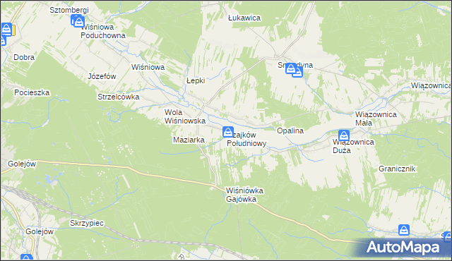 mapa Czajków Południowy, Czajków Południowy na mapie Targeo