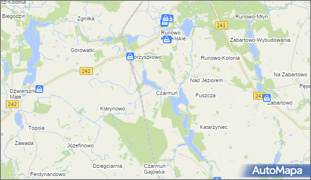 mapa Czarmuń, Czarmuń na mapie Targeo