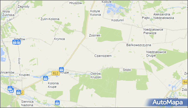 mapa Czarnoziem, Czarnoziem na mapie Targeo