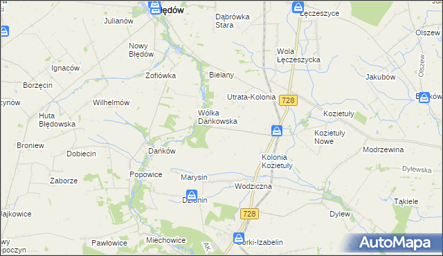 mapa Dalboszek, Dalboszek na mapie Targeo