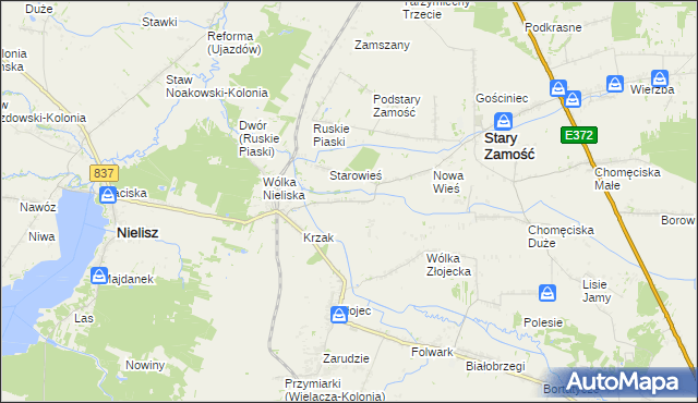 mapa Deszkowice-Kolonia, Deszkowice-Kolonia na mapie Targeo