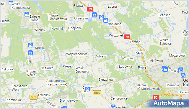 mapa Dobiesz, Dobiesz na mapie Targeo