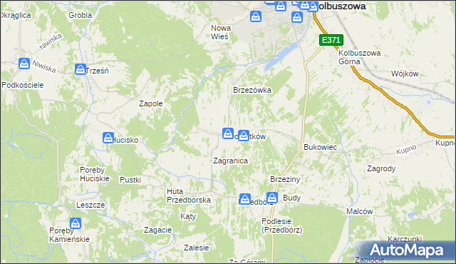 mapa Domatków, Domatków na mapie Targeo